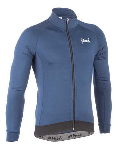 Campera Pave Pockets Frizada Ciclismo 5 Bolsillos De Hombre