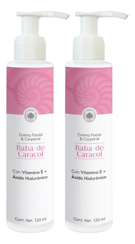 2 Pack Crema Baba De Caracol + Colágeno Para Imperfecciones