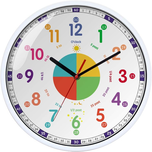 Reloj Educativo Imotion, Analógico, Para Pared, 30.4 Cm