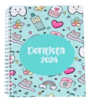 Comprar Agenda 2025 Dentista Diaria Medio Oficio Personalizada Portada Blanco Dentista 01