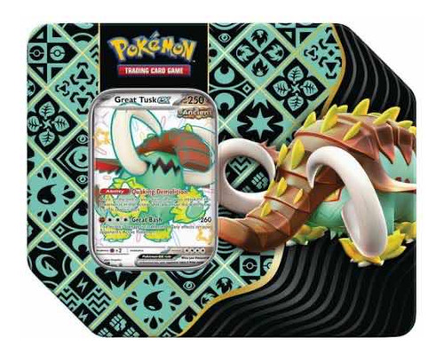 Pokemon Tcg Tin Paldean Fates - Great Tusk Ex