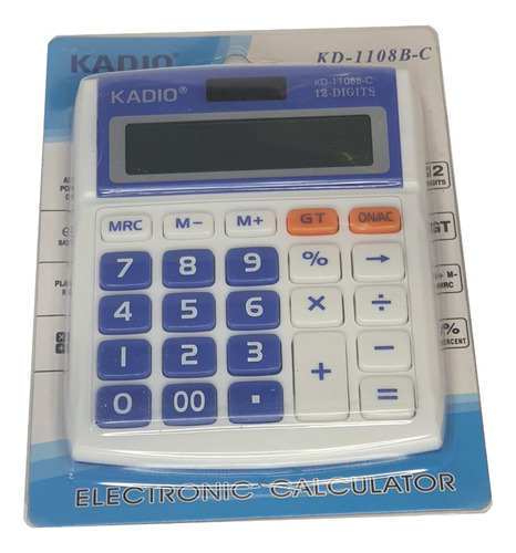 Calculadora 12 Dígitos Kadio 