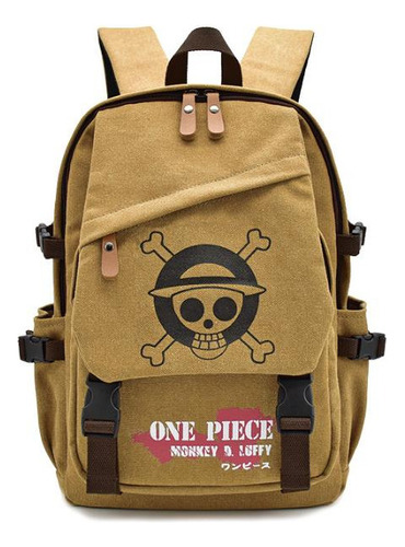 Anime Onepiece Mochila Canvas Regalo De Alta Calidad