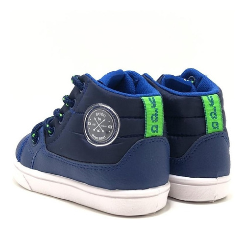 Imagen 4 de 6 de Zapatilla Botita Niños Abrigada Flexible Cordones Heyday 119