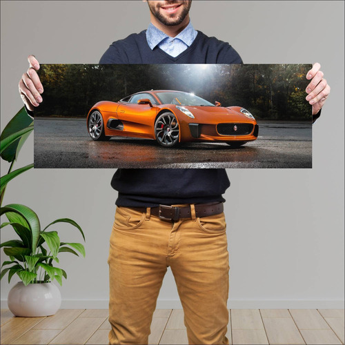 Cuadro 30x80cm Auto 2015 Jaguar C X75 007 Spectr 371