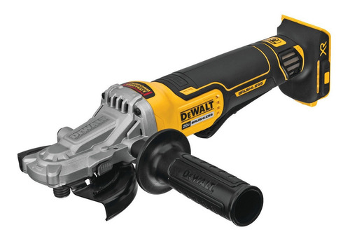 Miniesmeriladora angular inalámbrica DeWalt 20V MAX DCG413FB color amarillo 850 W + accesorio