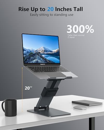 Soporte Alto Para Computadora Portátil De Pie Para Escritori
