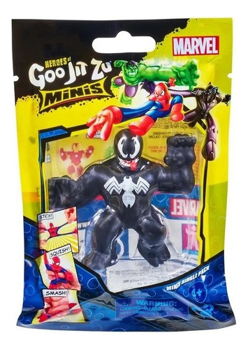 Brinquedo Boneco Goo Jit Zu Minis Marvel Venom Sunny 2692