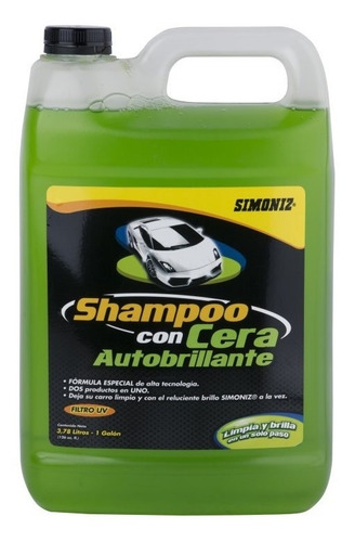Shampoo Para Autos Simoniz 3780 Ml Con Cera Autobrillante