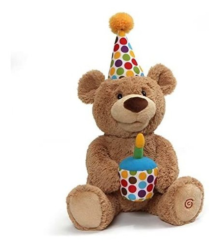 Oso De Peluche Feliz De Cumpleaños Animado Juguete De Gqcbv