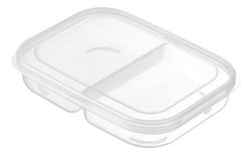 Contenedor Grueso De Comida Con 2 Compartimentos