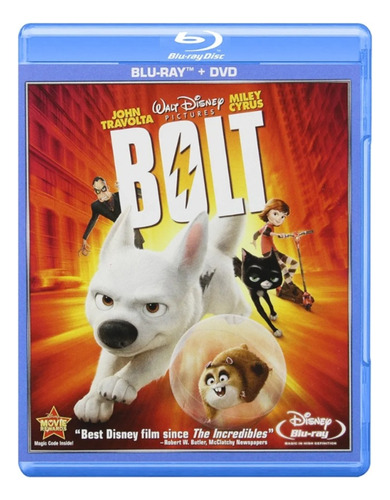 Bolt Un Perro Fuera De Serie Blu Ray + Dvd Original ( Nuevo)