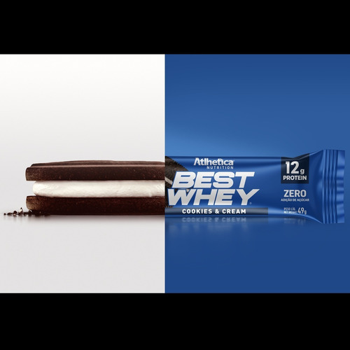 Barrinha Proteica Gourmet Best Whey Bar (12x49g) Atlhetica