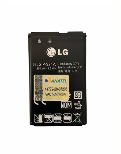 Flex Carga Bateria Lgip-531a LG Nf-e