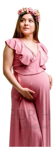 Vestido De Embarazada Largo Ideal Fiesta Babyshower E022