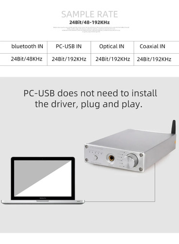 Dac Amp Fx Audio X6-mkii 24 Bits 192 Khz C/ Bluetooth Aptx