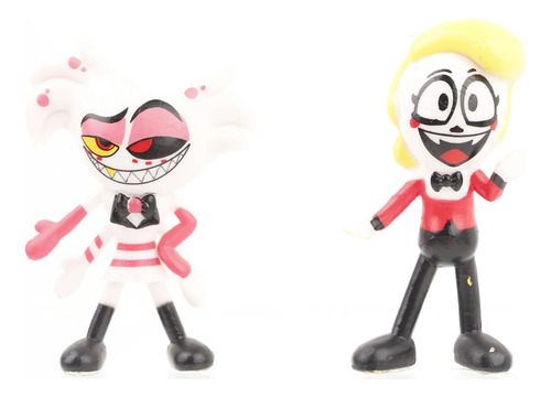 Juego De 8 Bonitos Juguetes Hazbin Hotel Con Forma De Figura