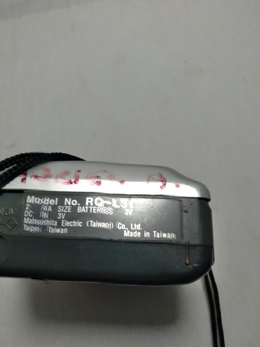 Mini Cassette Recorder Rq - L 31 . Panasonic . Prateado (Usado)