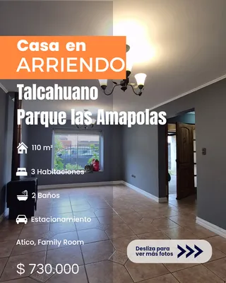 Casa en arriendo