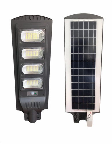 Lámpara Led Solar De Alumbrado Publico 100w. + Soporte