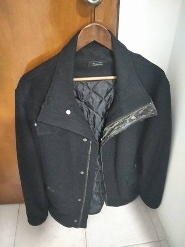 Abrigo Chaqueta Zara Negro 