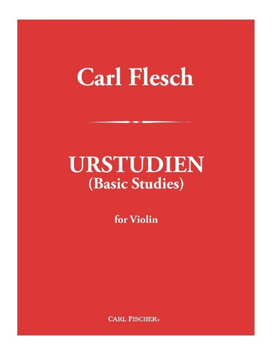Urstudien (basic Studies) For Violín.