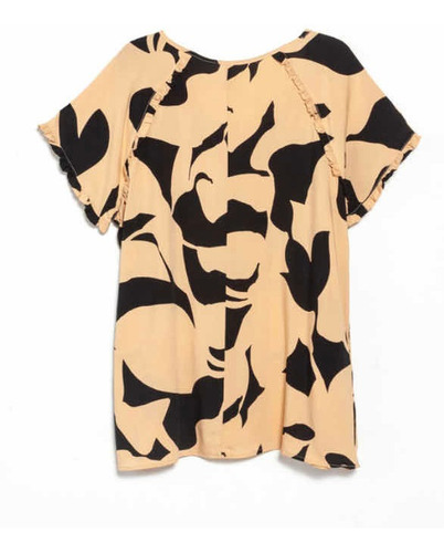 Imagen 5 de 8 de Blusa De Fibrana Estampada Talles Grandes/especiales