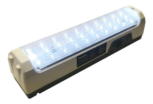 Imagen 4 de 5 de Luz Emergencia Atomlux 30 Led 24hs De Uso Fria Bateria Corte