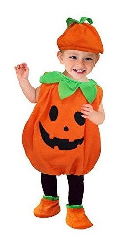 Eozy Kids Cute Pumpkin Costume Set Halloween Trick Or Treat 