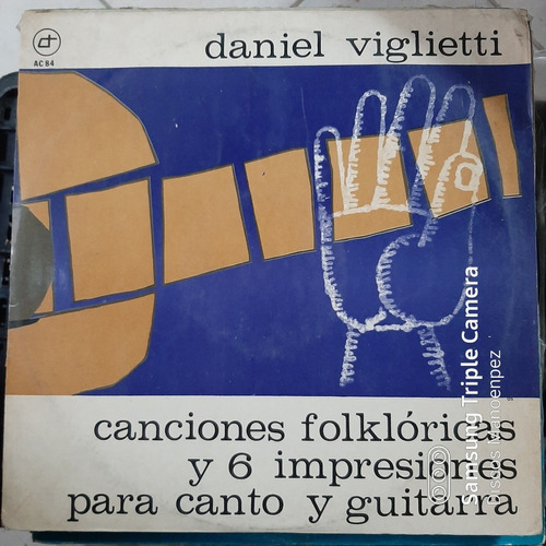 Vinilo Daniel Viglietti Canciones Folkloricas 6 Impresion F4