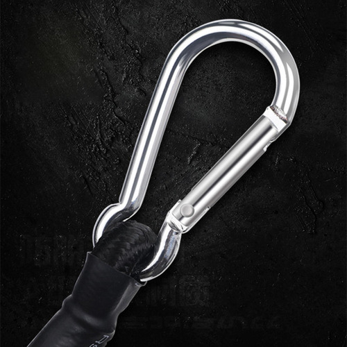 Cuerda Elástica Resistente Con Correas Móviles 2m 2m Negro