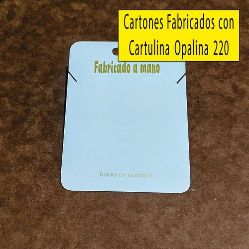Cartón Para Cadenas Orfebrería Joyería Bisutería Plata