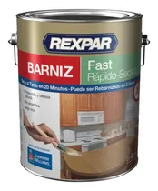 Comprar Barniz Secado Rápido Rexpar Fast -agua Satinado 4lt Interior
