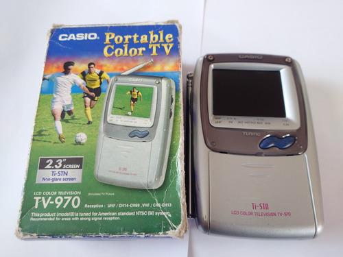 Casio Tv, Portátil, De Bolsillo (tv-970) (de Colección) 