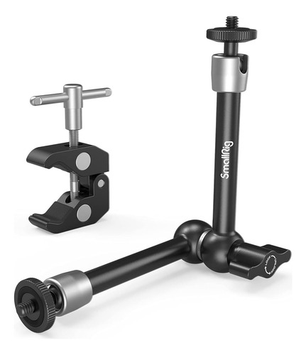 Smallrig Clamp W/ 1/4 And 3/8 Thread And 9.8 Inches Adj...