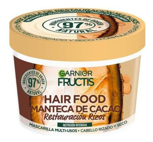 Tratamiento Fructis Hair Food Manteca De Cacao 350ml