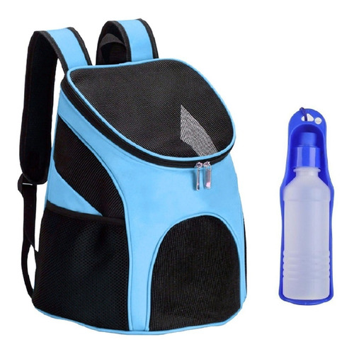 Mochila Bolsa Para Transporte Pet Bebedouro Garrafa + Brinde