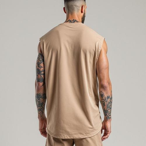 Regata Masculina Oversized Machão Muscle 100% Algodão