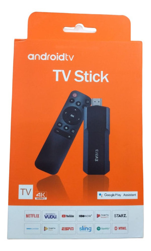 Tv Stick Asistido Por Voz 4k Google Play Tv Box