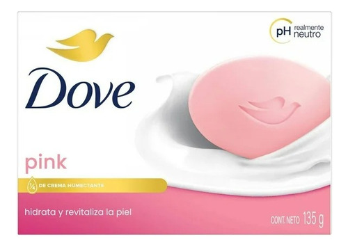 6 Pza Jabón En Barra Dove Jabón En Barra 135 G