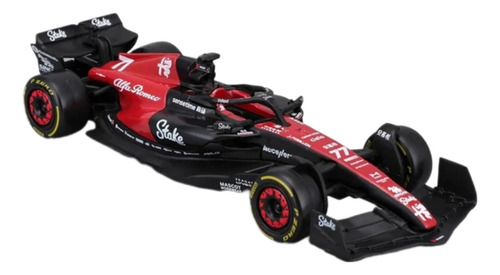 Miniatura Formula 1 Modelos 2023 Cor Vermelho 77 Botas