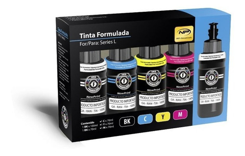 Combo De Tinta Formulada Compatible Con Epson    L200 