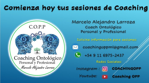 Imagen 6 de 8 de Sesiones De Coaching Ontológico Personal Y Profesional