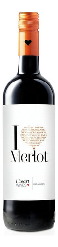 Vinho Espanhol I Heart Wines Merlot Garrafa 750 ml