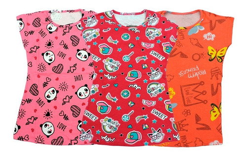 Kit 6 Vestidos Infantil Feminino Menina Roupa Atacado