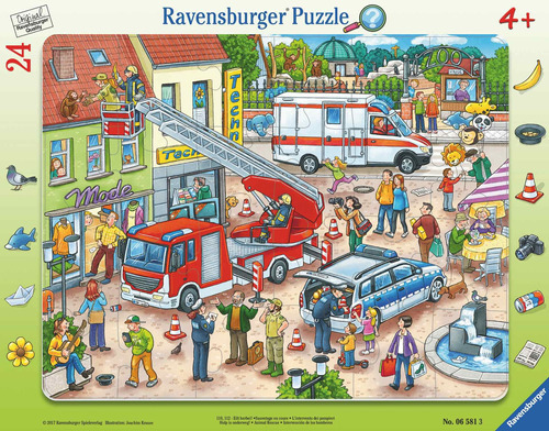 Puzzle Enmarcado Rescate En La Ciudad Ravensburger