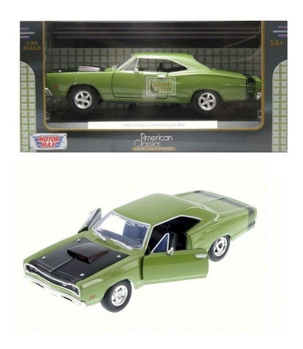 1969 Dodge Coronet Super Bee Verde - 1/24 - Motormax