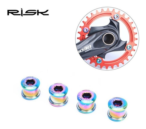 Tornillo Titanio Bicicleta Tornasol Mtb Engranaje Shimano