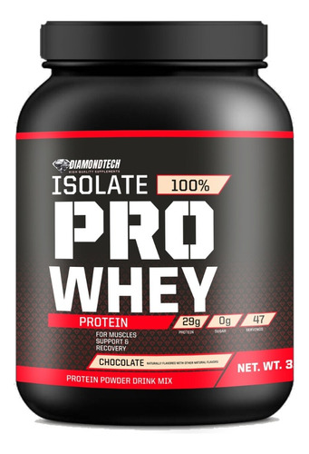 Diamondtech Proteína Isolate Pro Whey 3lbs Sfn  