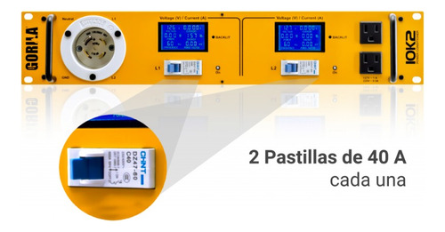Gorila 10k2 Plus Acondicionador De Poder 12 Clavijas Polariz
